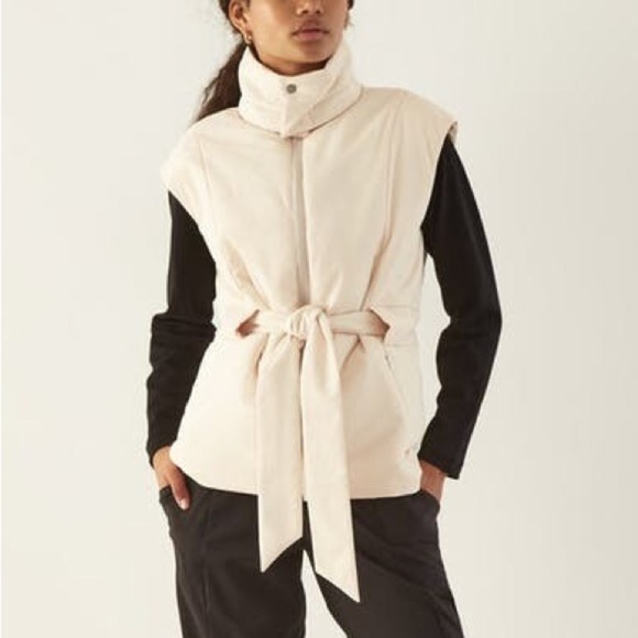 ADAY Jackets & Blazers - ADAY City Summits Vest in Sand size XS